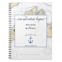 Traditional Nautical Wedding Planning + Organizing Notebook