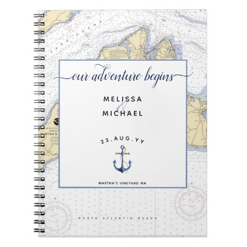 Traditional Nautical Wedding Planning  Organizing Notebook