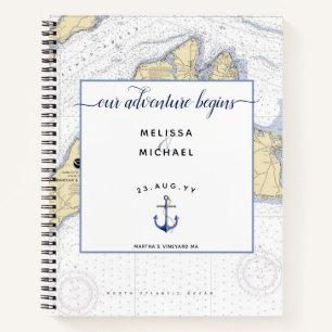 Traditional Nautical Wedding Planning + Organizing Notebook