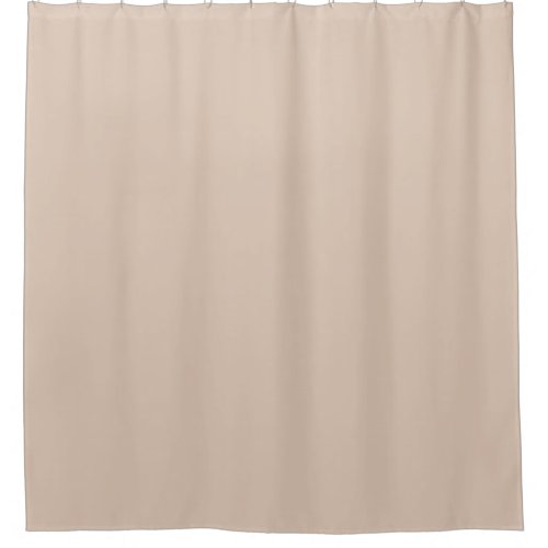 Traditional Neutral Tan Solid Color SW 2859 Shower Curtain