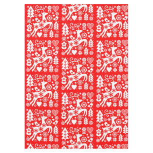Traditional Nordic Christmas Decor Tablecloth