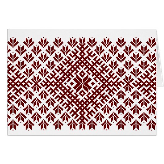 Traditional Nordic Design Cards (Front Horizontal)