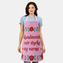 Traditional Norwegian Folk Art Floral Kitchen