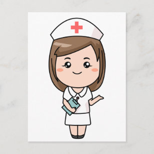 Traditional Nurse Postcard