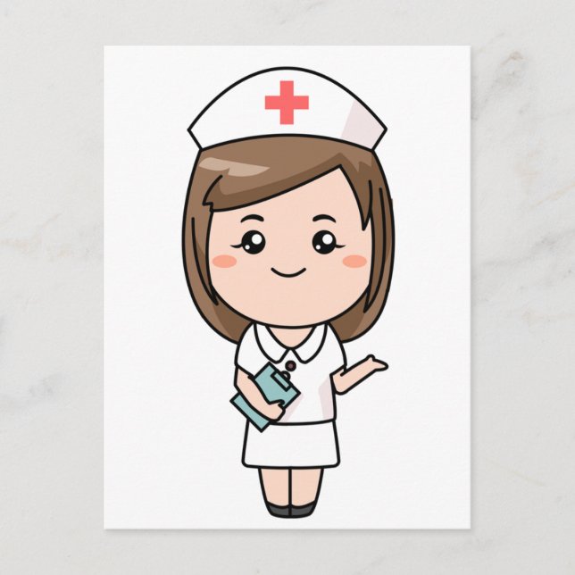 Traditional Nurse Postcard (Front)
