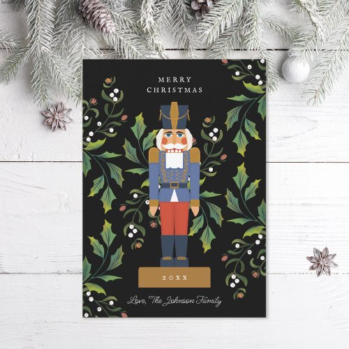 Traditional Nutcracker Holiday Card