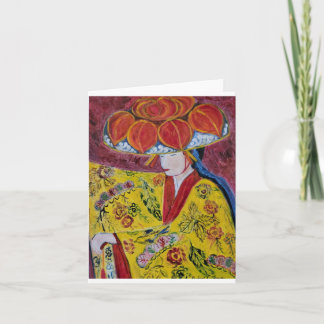Traditional Okinawan Dancer 2 Card