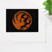 Traditional Orange Phoenix Circle (Desk)