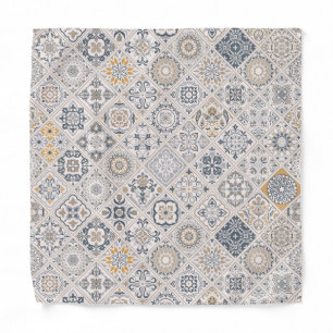 Traditional ornament Portuguese and Spanish Boho  Bandana