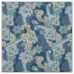 Traditional ornamental paisley pattern fabric