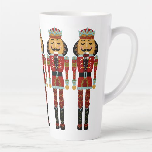 Traditional Ornate Nutcrackers Latte Mug