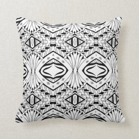 Traditional Pacific Island Pattern Cushion