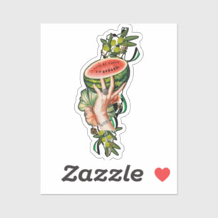 Traditional Palestine elements in palestine map Sticker