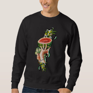 Traditional Palestine elements in palestine map Sweatshirt