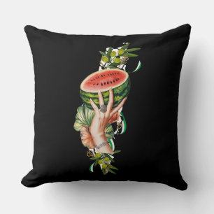 Traditional Palestine elements in palestine map Throw Pillow