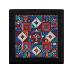 Traditional Palestine Embroidery tatreez colorful Gift Box