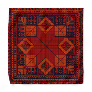Traditional Palestine Embroidery tatreez Pattern  Bandana