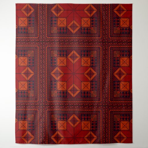 Traditional Palestine Embroidery tatreez Pattern  Tapestry
