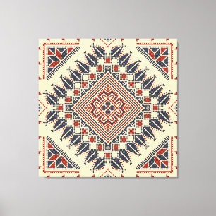 Traditional Palestinian embroidery Canvas Print
