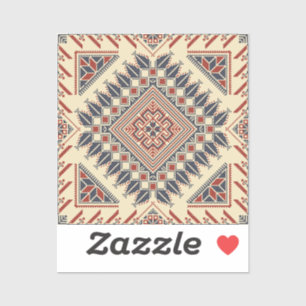 Traditional Palestinian embroidery Sticker