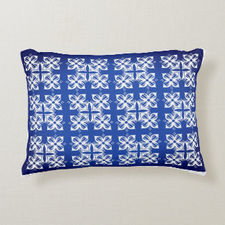 Traditional Pattern Accented  Cotton Pillow
