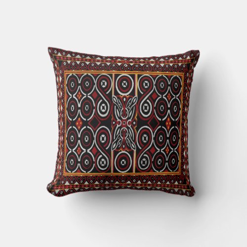 Traditional Pattern Throw Pillow