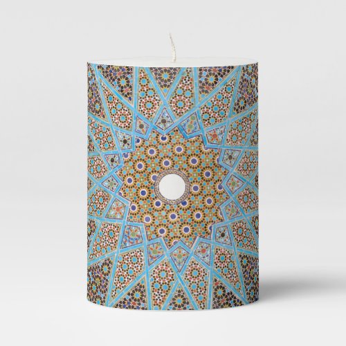 Traditional Persian design   Pillar Candle