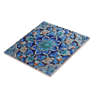 Traditional Persian Traditional Ornamental Art 3 Ceramic Tile