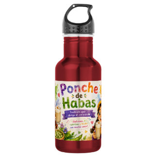 TRADITIONAL PERUVIAN DRINK STAINLESS STEEL WATER BOTTLE