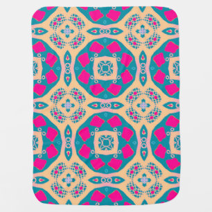 Traditional, Peruvian patchwork, tile pattern Baby Blanket
