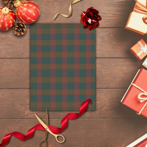 Traditional PlaidTartan Holiday Tissue Paper