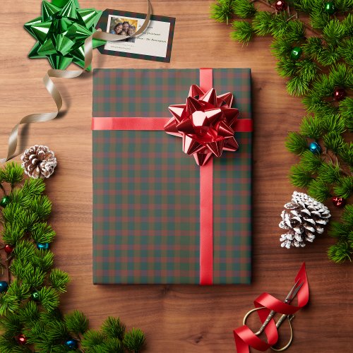 Traditional PlaidTartan Holiday Wrapping Paper