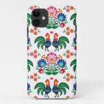 Traditional Polish Floral Folk Embroidery Pattern Iphone 11 Case at Zazzle