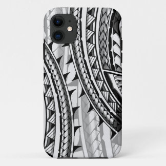 Traditional Polynesian tribal design/tattoo iPhone 11 Case