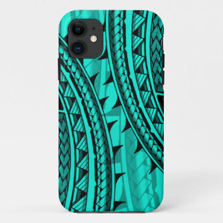 Traditional Polynesian tribal design/tattoo iPhone 11 Case