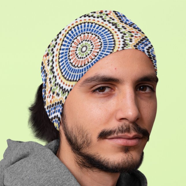 Traditional Portuguese Azulejo Tile Pattern Bandana (Creator Uploaded)