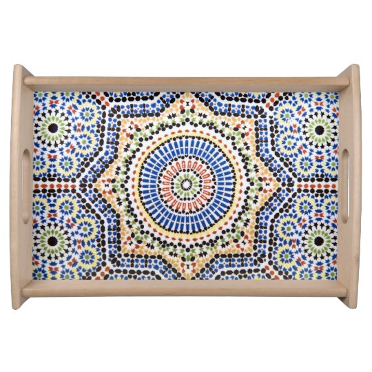 Traditional Portuguese Azulejo Tile Pattern Serving Tray | Zazzle.com