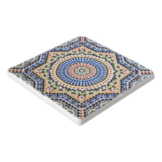 Traditional Portuguese Azulejo Tile Pattern Trivet