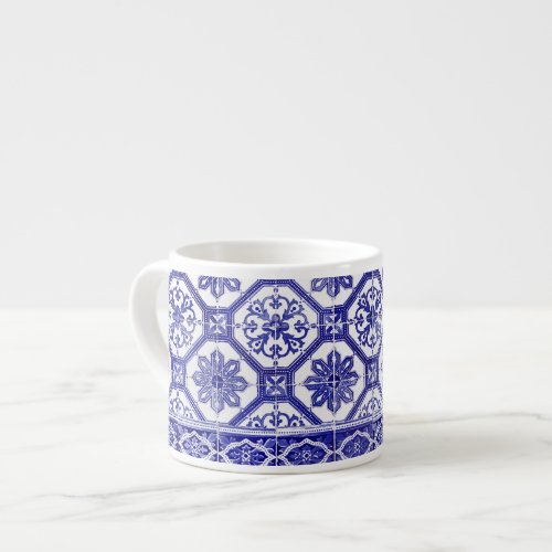 Traditional Portuguese blue tiles Espresso Cup