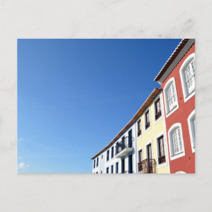 Traditional Portuguese Houses: Angra do Heroismo Postcard