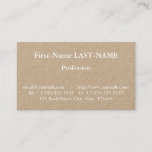 [ Thumbnail: Traditional, Professional Business Card ]