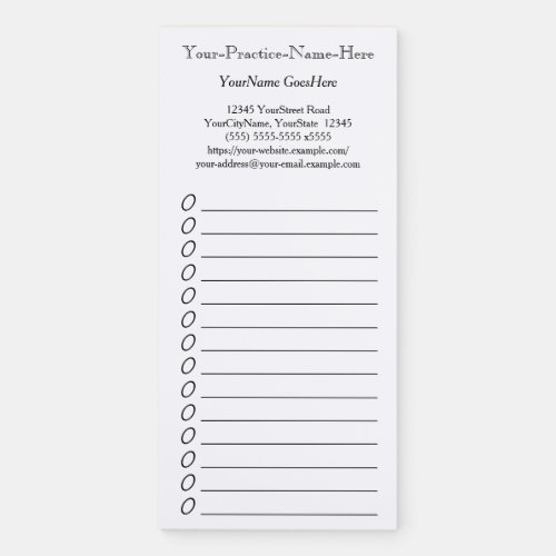 Traditional Professional Promotional Notepad