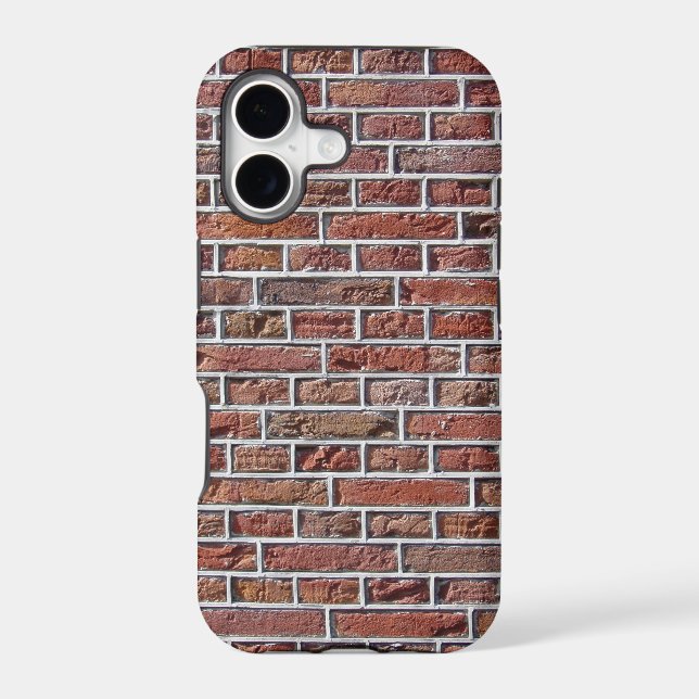 Traditional Red Dutch Brickwork Pointing Pattern Iphone Case (Back)