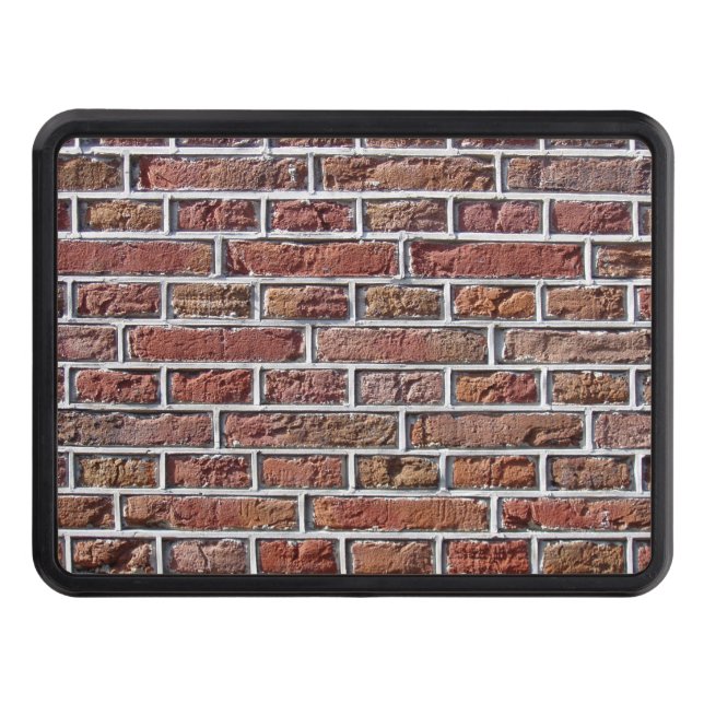 Traditional Red Dutch Brickwork Pointing Tow Hitch Cover (Front)