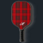 Traditional Red Plaid Tartan Modern Collection Pickleball Paddle<br><div class="desc">Traditional Red Plaid Tartan Modern Collection Pickleball Paddle - Customized And Personalized Product - (Type BOKI412 in the site search (browser) to see the offer of all my creations. Thanks. ) - See my other products and collections, choose a gift for you and your dear ones. Thanks for buying in...</div>