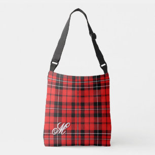 Traditional Red Plaid Tartan Popular Collection Crossbody Bag