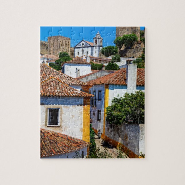 Traditional Red Roof Houses | Portugal Jigsaw Puzzle (Vertical)
