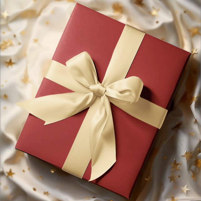 Traditional Red - Wrapping Paper Solid Roll (Creator Uploaded)