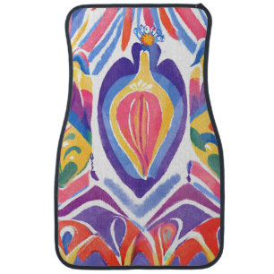 traditional Romanian decor Car Floor Mat