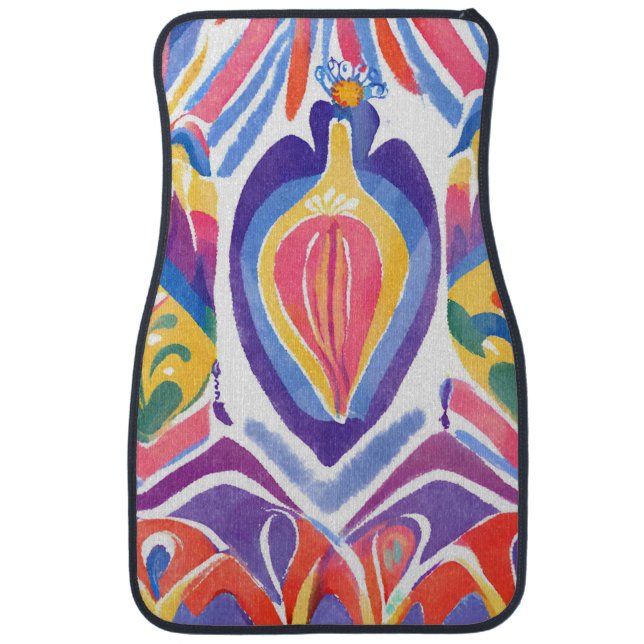 traditional Romanian decor Car Floor Mat (Front)